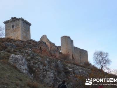 Castillo de Ucero - Senderismo Cañón del Río Lobos - castillos de españa; senderismo madrid sing